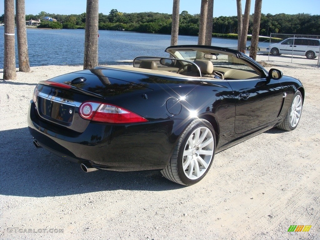 2007 XK XK8 Convertible - Ebony Black / Caramel photo #7