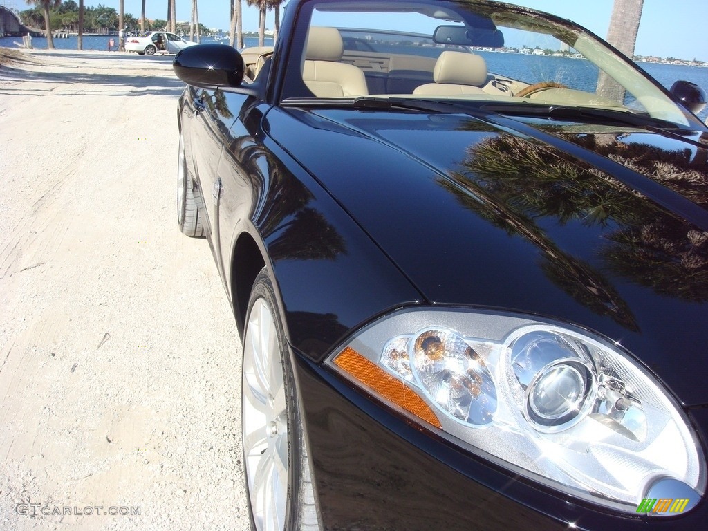 2007 XK XK8 Convertible - Ebony Black / Caramel photo #9