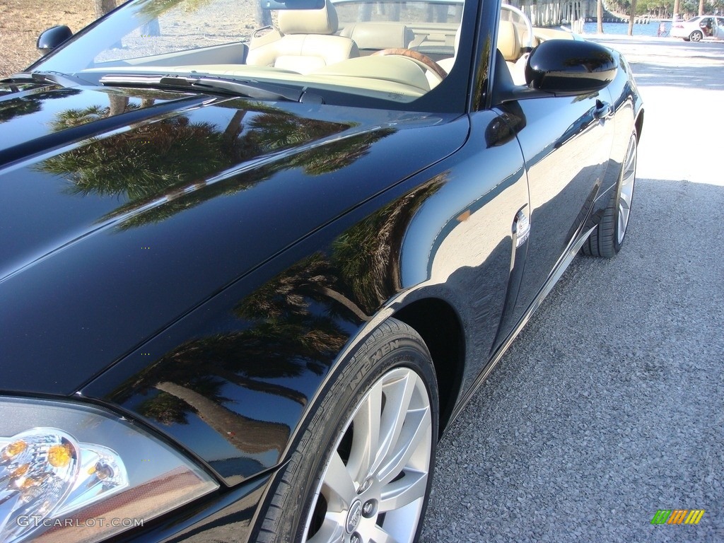 2007 XK XK8 Convertible - Ebony Black / Caramel photo #10