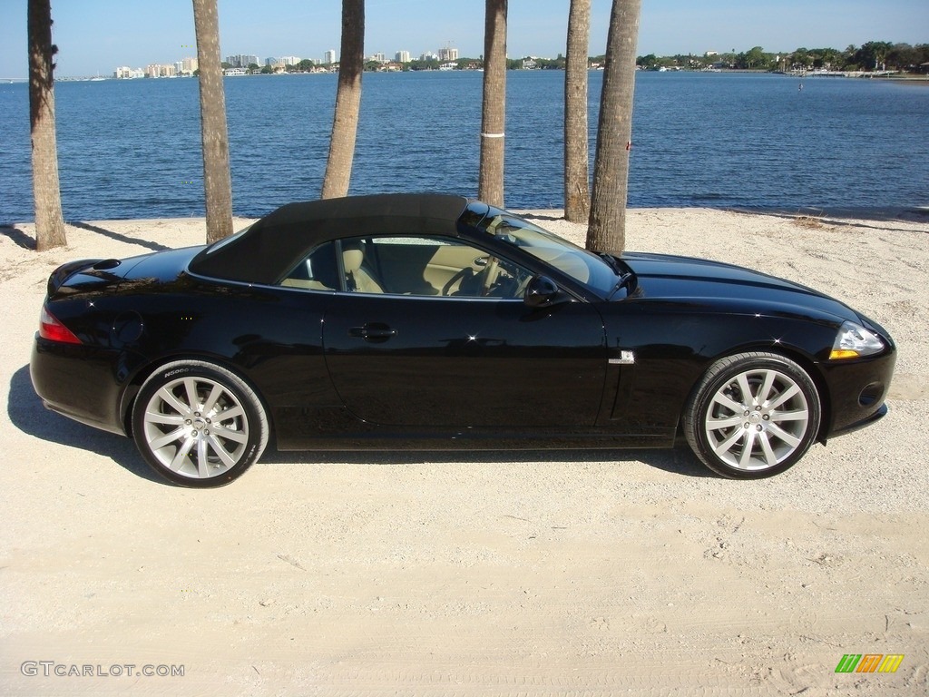 2007 XK XK8 Convertible - Ebony Black / Caramel photo #23