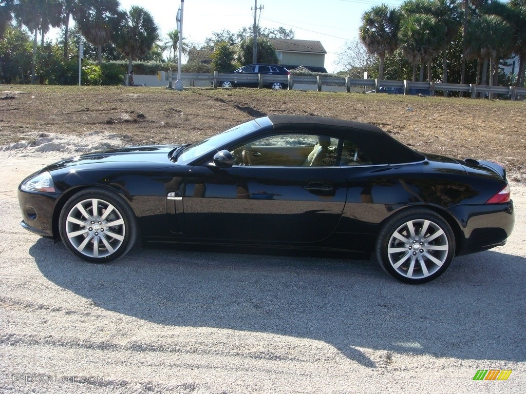 2007 XK XK8 Convertible - Ebony Black / Caramel photo #29