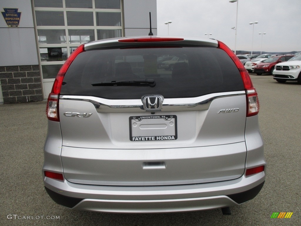 2016 CR-V EX AWD - Alabaster Silver Metallic / Black photo #3