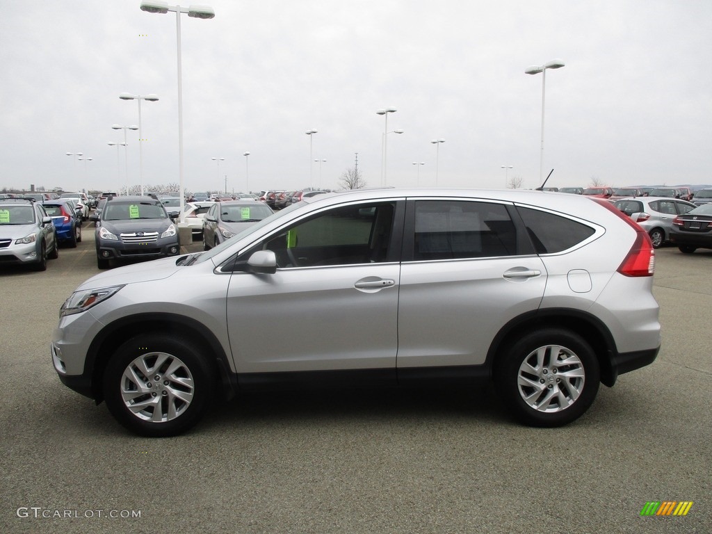 2016 CR-V EX AWD - Alabaster Silver Metallic / Black photo #4