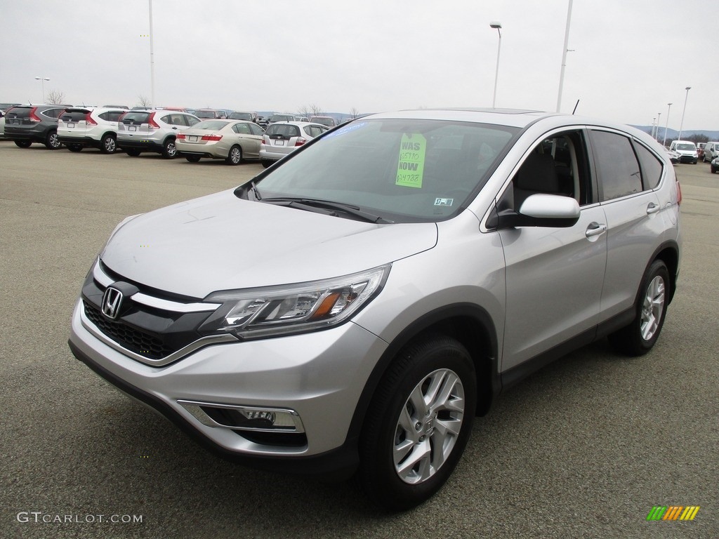 2016 CR-V EX AWD - Alabaster Silver Metallic / Black photo #5