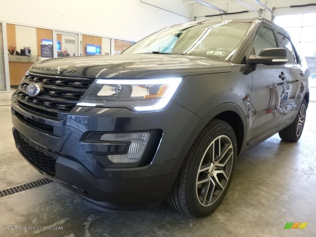 2017 Explorer Sport 4WD - Smoked Quartz / Ebony Black photo #5