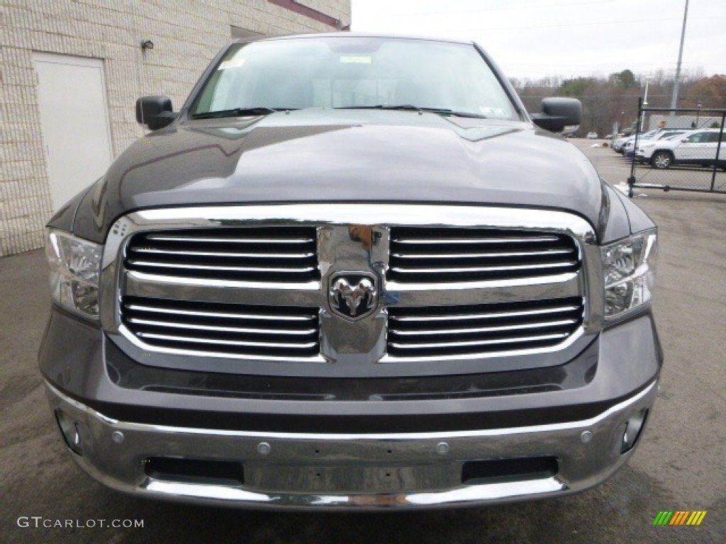 2017 1500 Big Horn Crew Cab 4x4 - Granite Crystal Metallic / Black/Diesel Gray photo #13