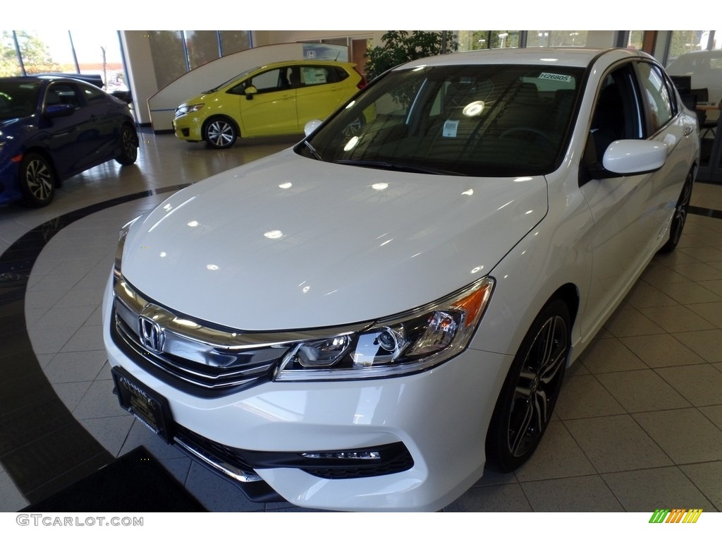 White Orchid Pearl Honda Accord