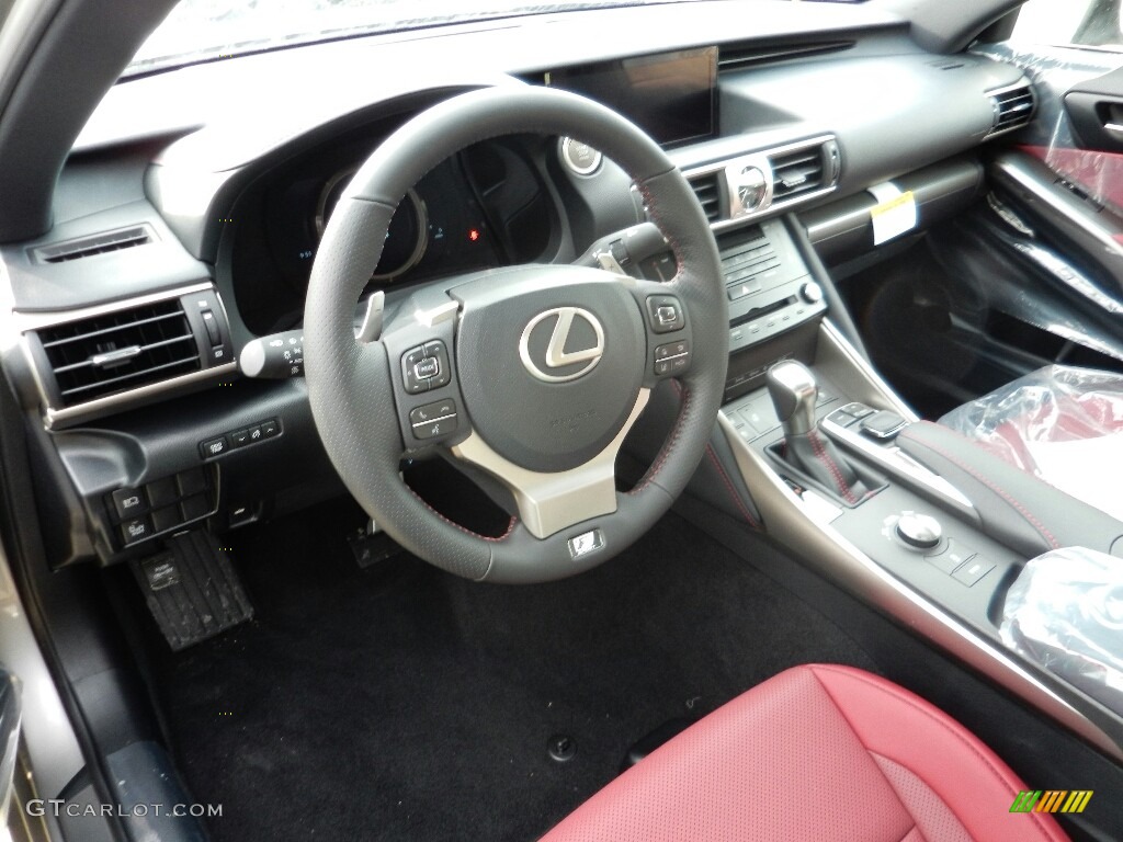 Rioja Red Interior 2017 Lexus IS 350 F Sport AWD Photo #117754049