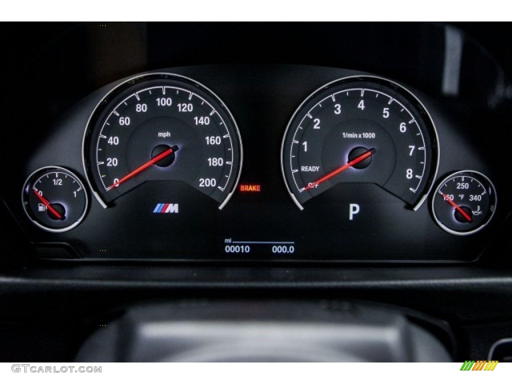 2017 BMW M4 Convertible Gauges Photo #117755169