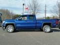 2017 Stone Blue Metallic GMC Sierra 1500 SLE Double Cab 4WD  photo #3