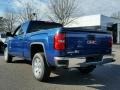 2017 Stone Blue Metallic GMC Sierra 1500 SLE Double Cab 4WD  photo #4
