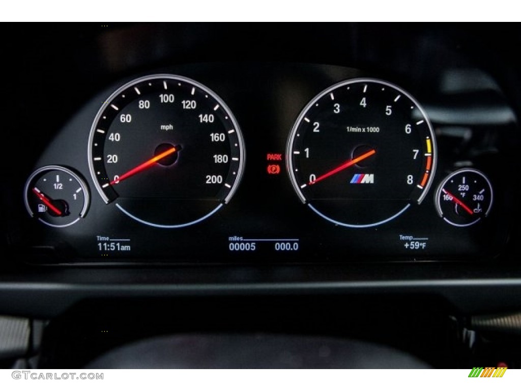 2017 BMW X6 M Standard X6 M Model Gauges Photo #117756558