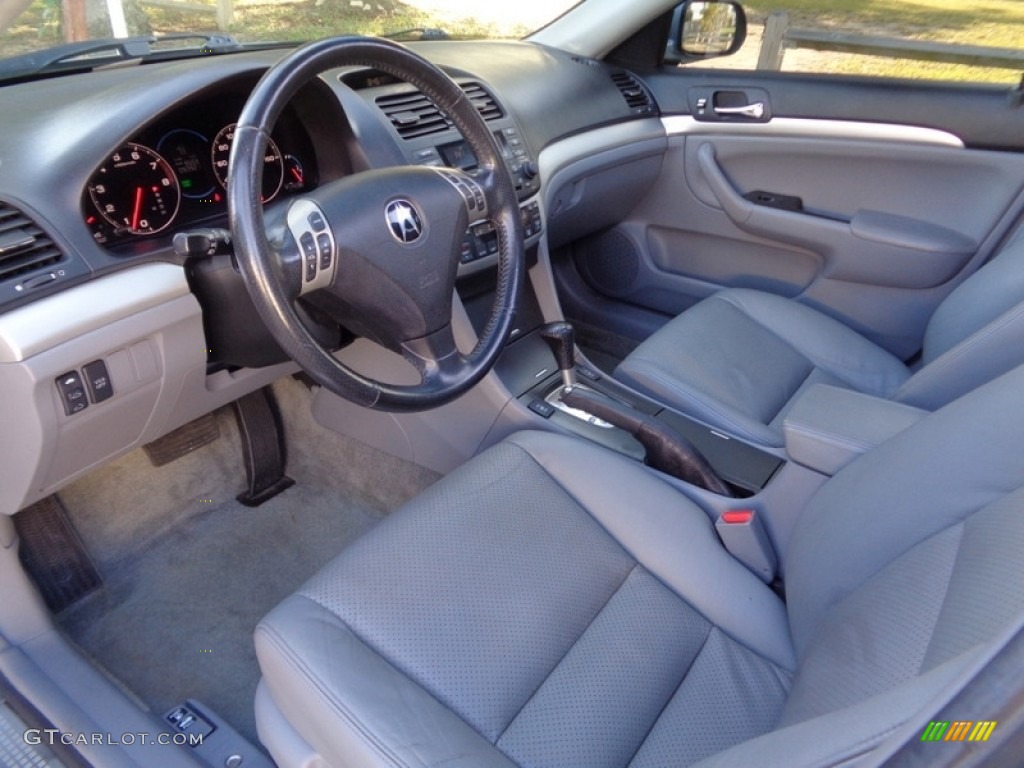 2005 TSX Sedan - Arctic Blue Pearl / Quartz photo #14