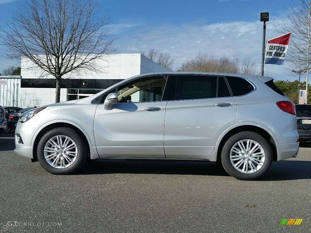 Galaxy Silver Metallic 2017 Buick Envision Preferred Exterior Photo #117757632