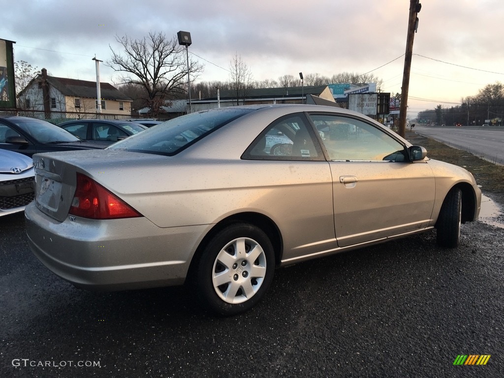 2002 Civic EX Coupe - Titanium Metallic / Black photo #6