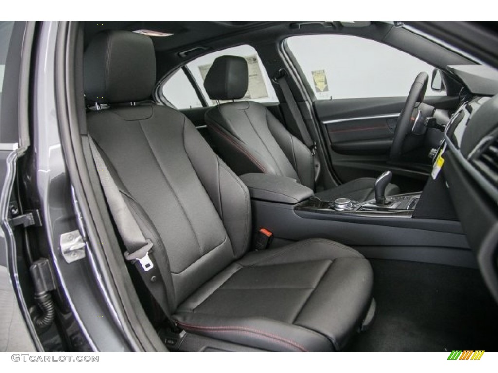 2017 3 Series 328d Sedan - Mineral Grey Metallic / Black photo #2