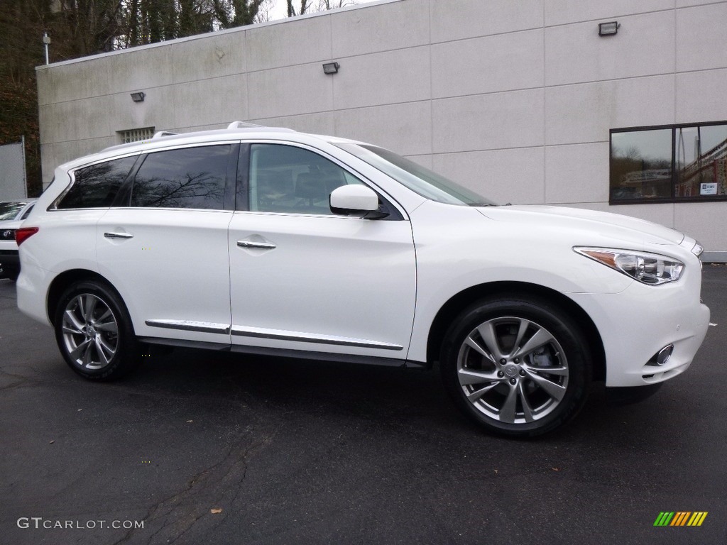 2013 JX 35 AWD - Moonlight White / Wheat photo #1