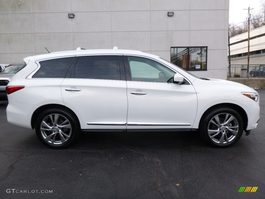 2013 JX 35 AWD - Moonlight White / Wheat photo #2