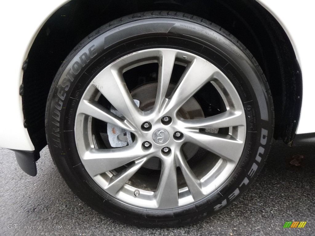2013 JX 35 AWD - Moonlight White / Wheat photo #13