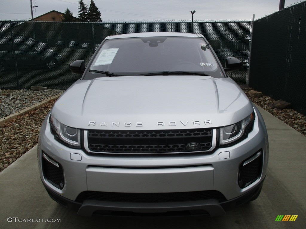 2016 Range Rover Evoque SE - Indus Silver Metalllic / Ebony/Ebony photo #6