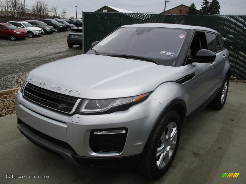 2016 Range Rover Evoque SE - Indus Silver Metalllic / Ebony/Ebony photo #7