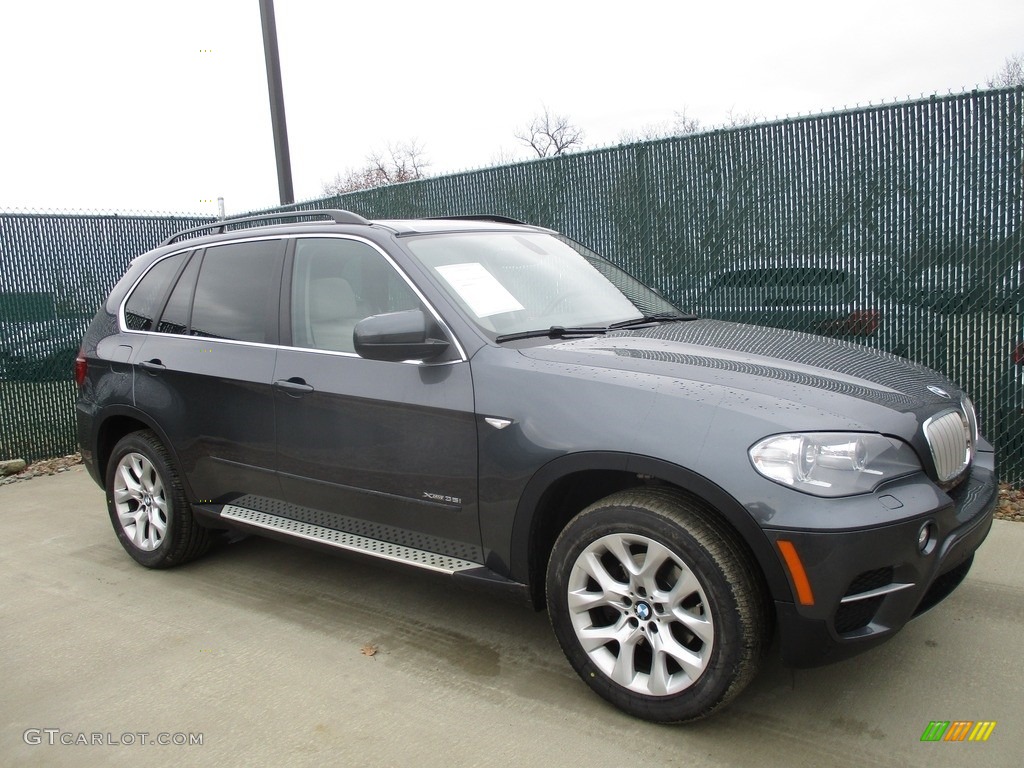 2013 X5 xDrive 35i Premium - Platinum Gray Metallic / Oyster photo #1
