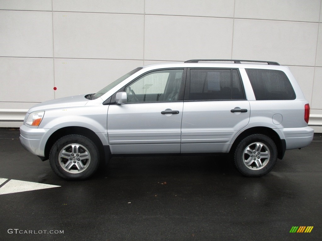 2004 Pilot EX-L 4WD - Starlight Silver Metallic / Gray photo #2