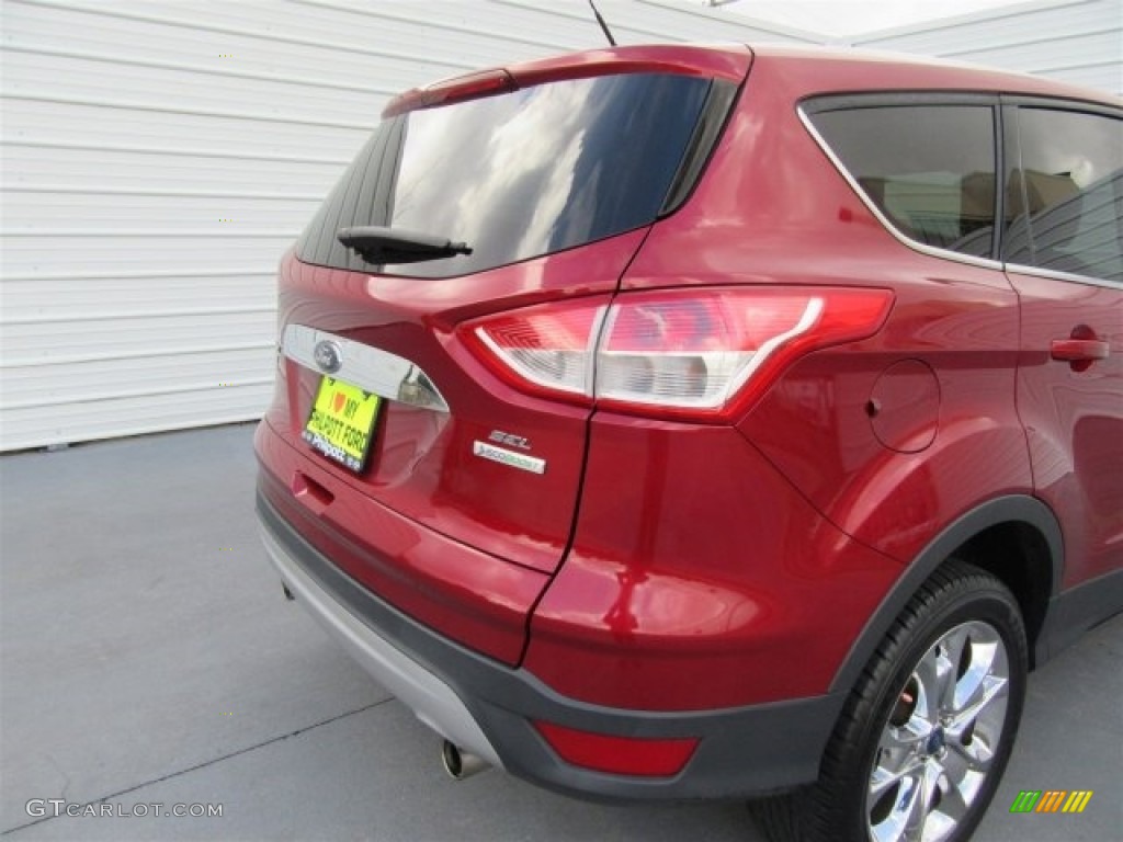 2013 Escape SEL 1.6L EcoBoost - Ruby Red Metallic / Charcoal Black photo #49