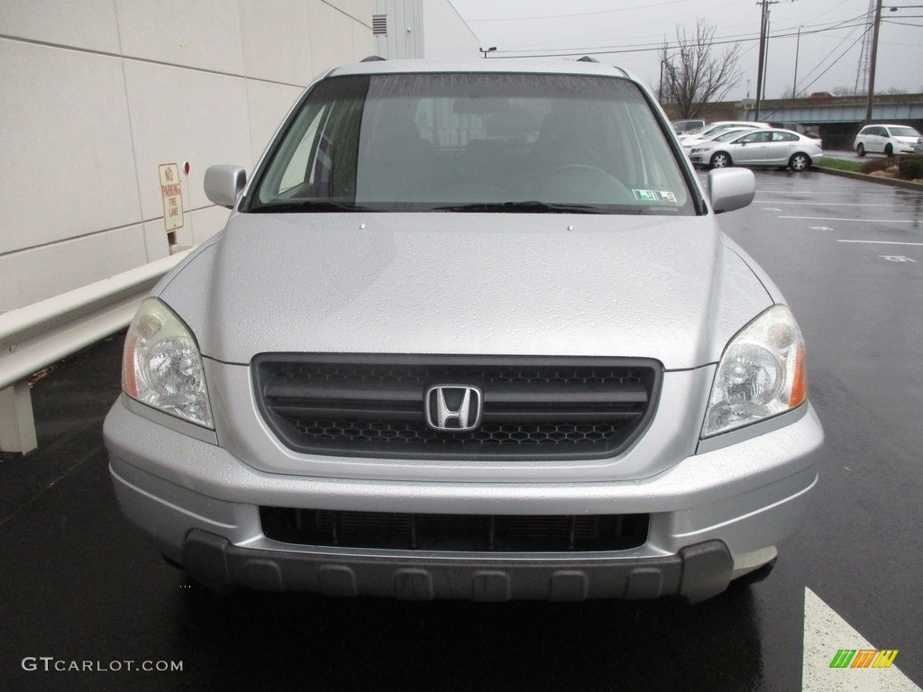2004 Pilot EX-L 4WD - Starlight Silver Metallic / Gray photo #8
