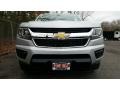 2017 Silver Ice Metallic Chevrolet Colorado WT Extended Cab 4x4  photo #2