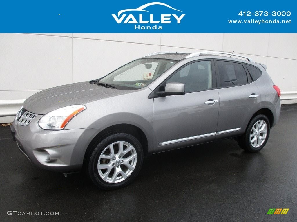 2011 Rogue S AWD - Platinum Graphite / Black photo #1