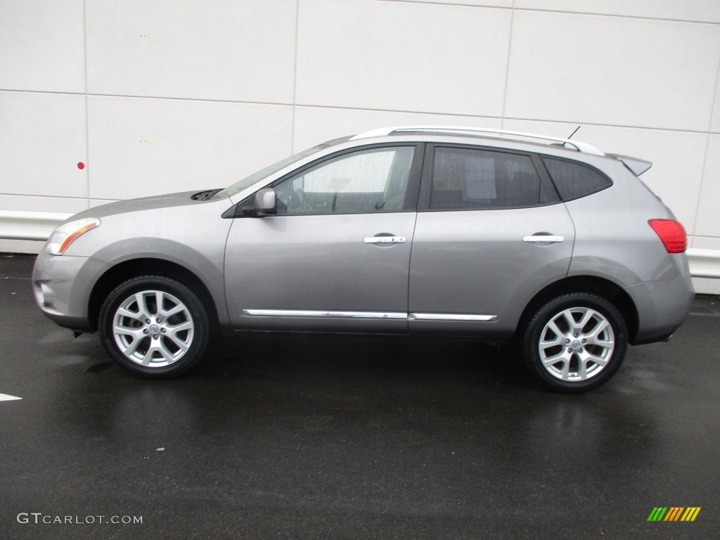 2011 Rogue S AWD - Platinum Graphite / Black photo #2