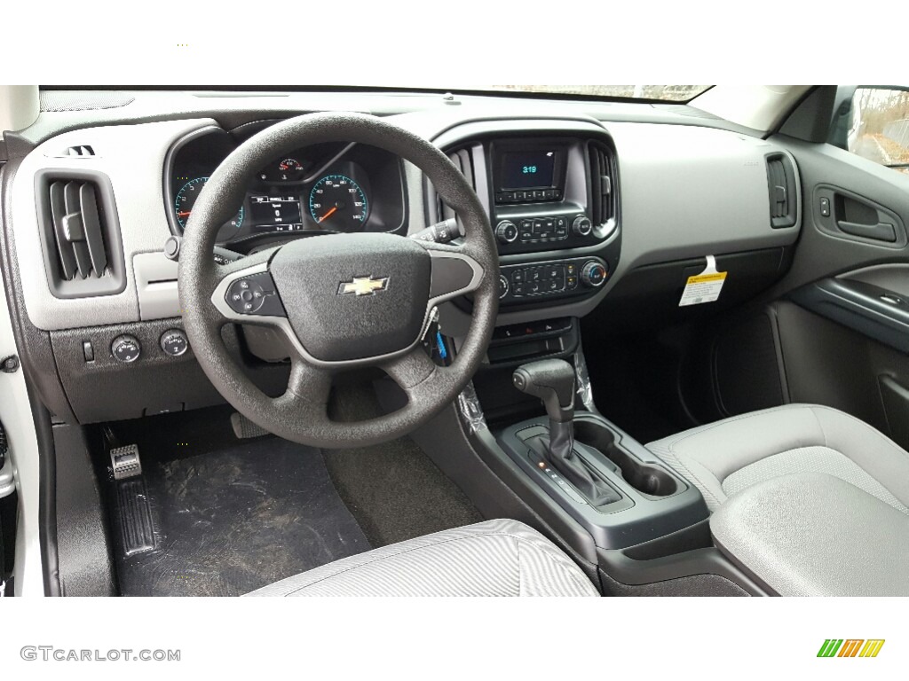 Jet Black/­Dark Ash Interior 2017 Chevrolet Colorado WT Extended Cab 4x4 Photo #117763700