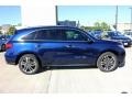 2017 Fathom Blue Pearl Acura MDX Advance  photo #8