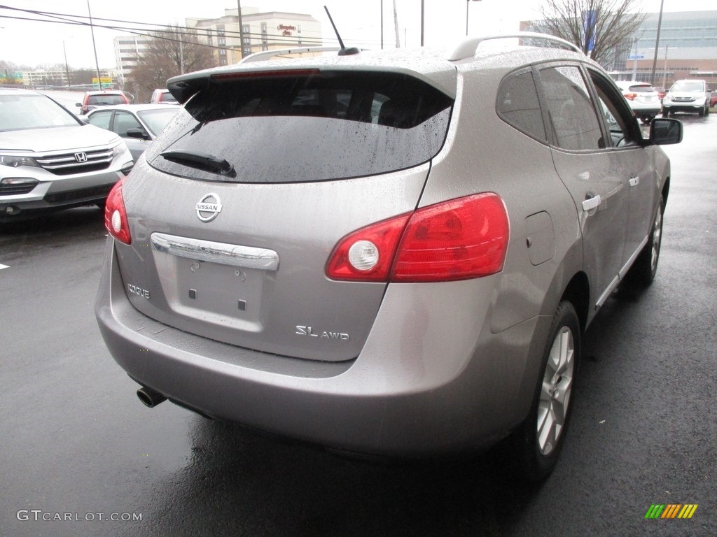 2011 Rogue S AWD - Platinum Graphite / Black photo #6