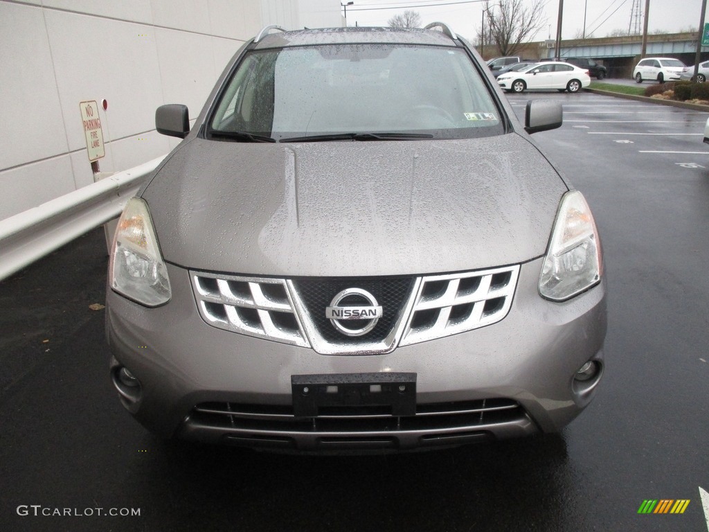 2011 Rogue S AWD - Platinum Graphite / Black photo #9