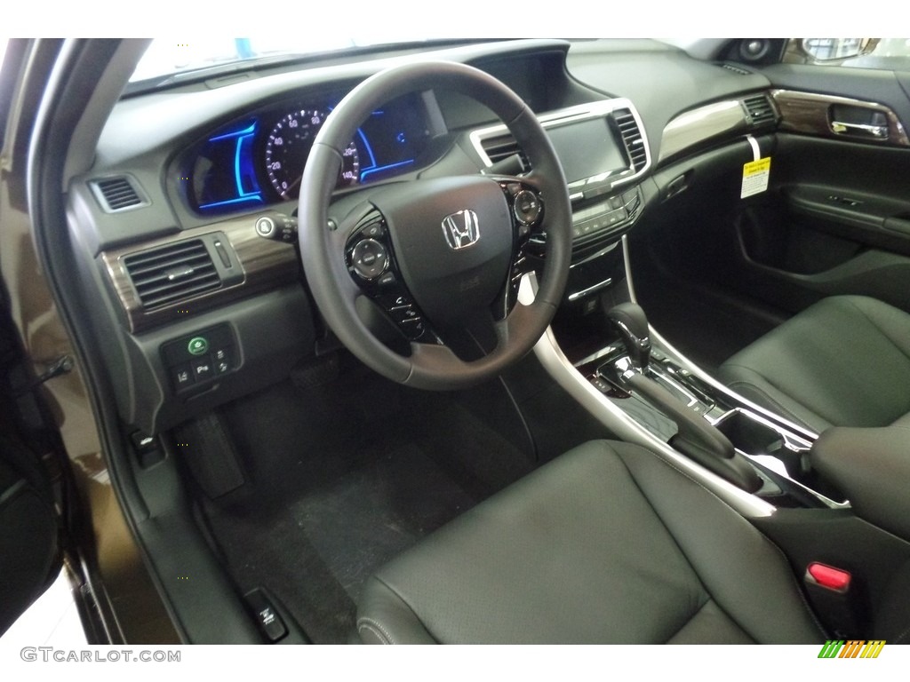 2017 Accord Hybrid Touring Sedan - Mandarin Gold Metallic / Black photo #13