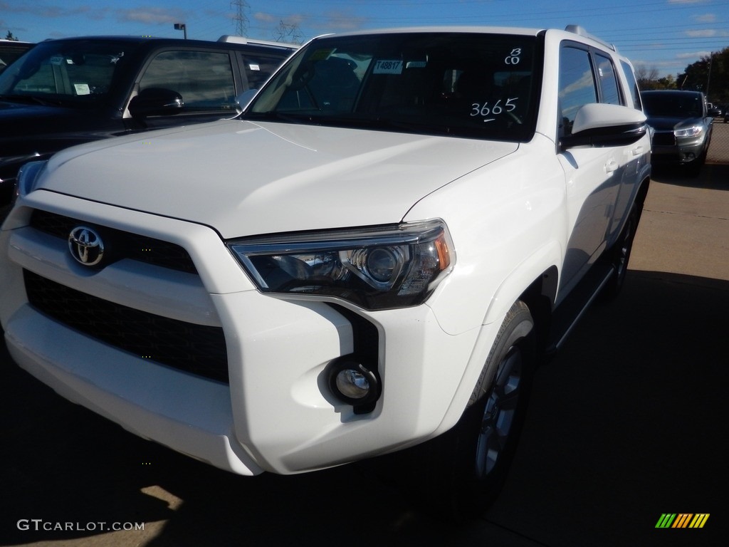 2016 4Runner SR5 Premium 4x4 - Super White / Sand Beige photo #1