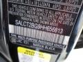 921: Narvik Black 2017 Land Rover Discovery Sport HSE Luxury Color Code