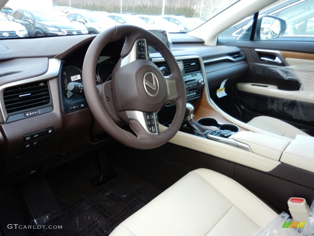 Parchment Interior 2017 Lexus RX 450h AWD Photo #117764936