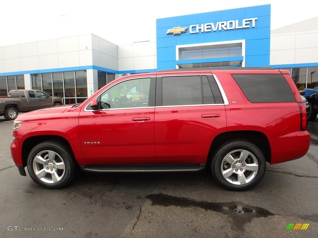 2015 Tahoe LT 4WD - Crystal Red Tintcoat / Cocoa/Dune photo #3