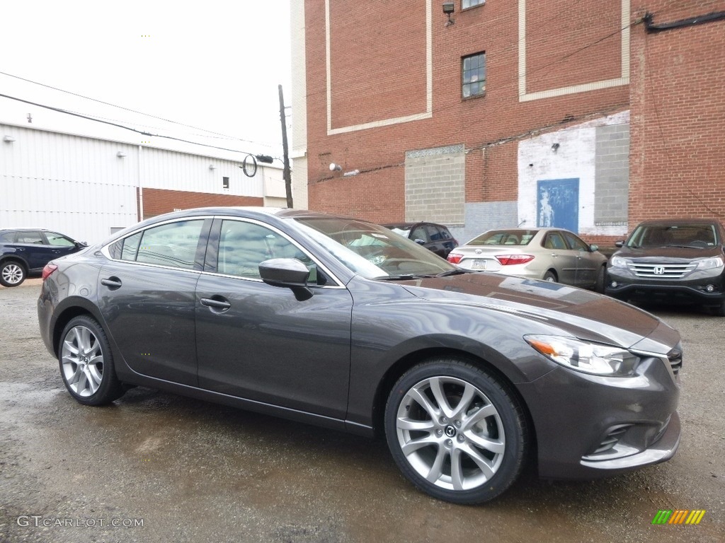 Machine Gray Metallic 2017 Mazda Mazda6 Touring Exterior Photo #117766067