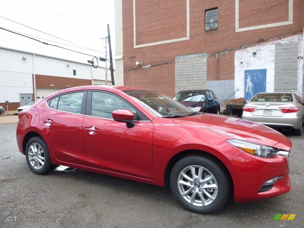 Soul Red Metallic 2017 Mazda MAZDA3 Sport 4 Door Exterior Photo #117766574