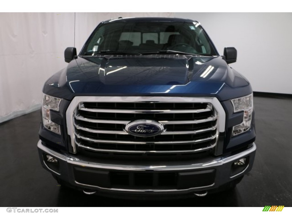 2017 F150 XLT SuperCrew 4x4 - Blue Jeans / Earth Gray photo #5