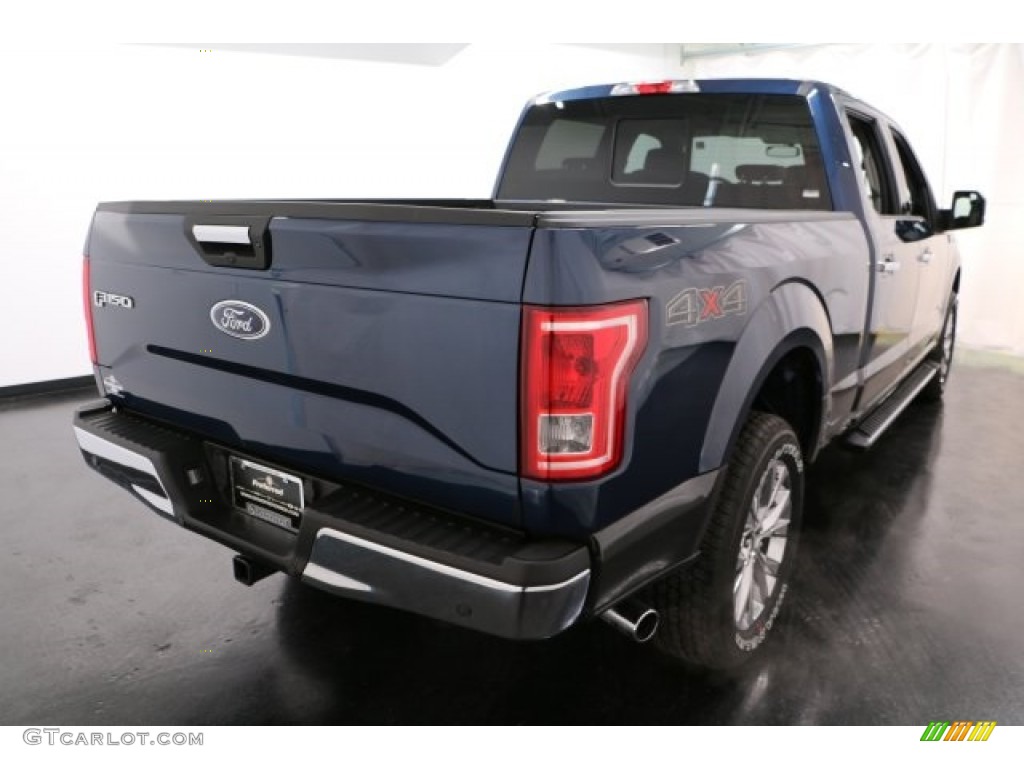 2017 F150 XLT SuperCrew 4x4 - Blue Jeans / Earth Gray photo #7