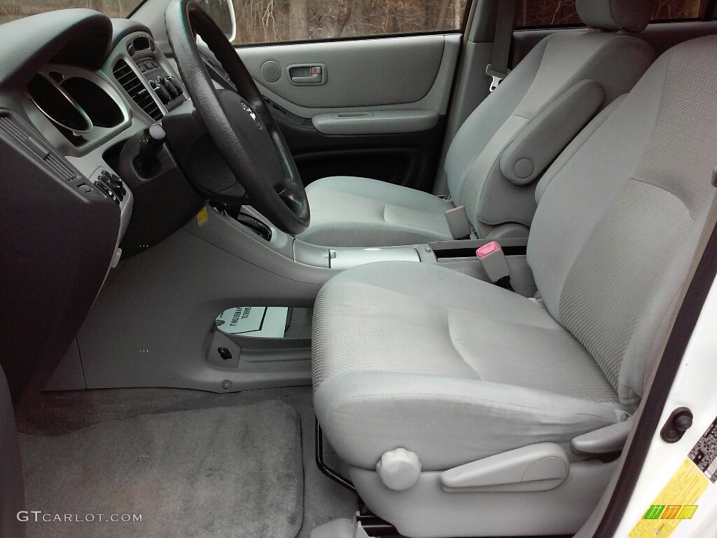2007 Highlander V6 4WD - Super White / Ash Gray photo #10