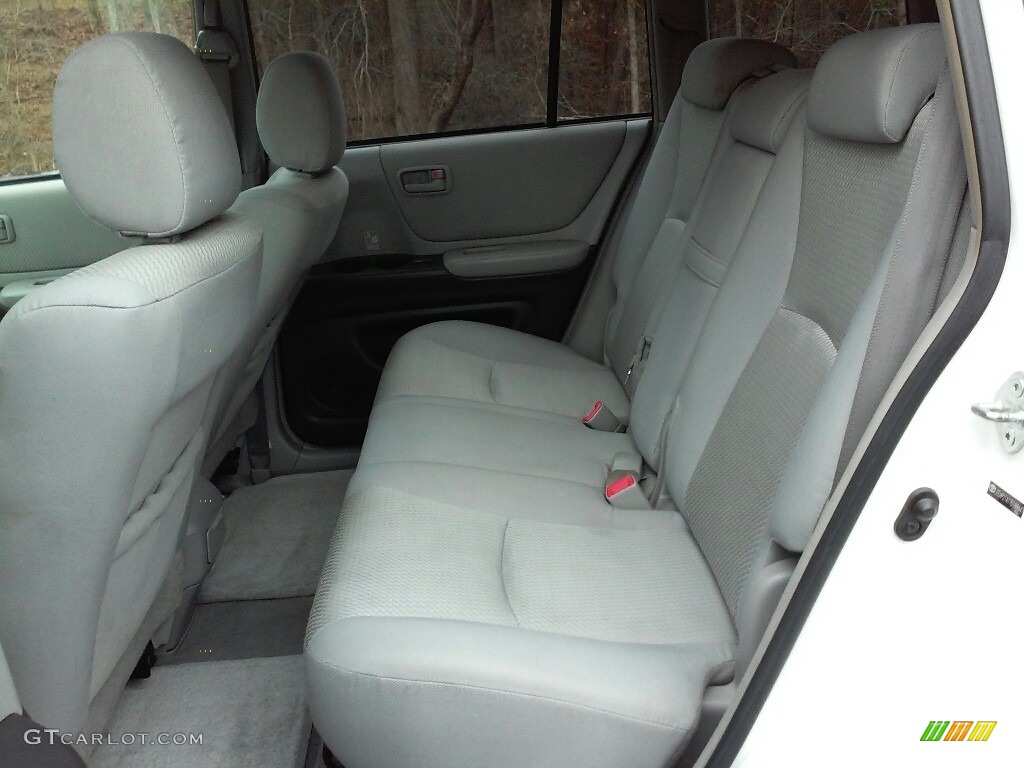 2007 Highlander V6 4WD - Super White / Ash Gray photo #17