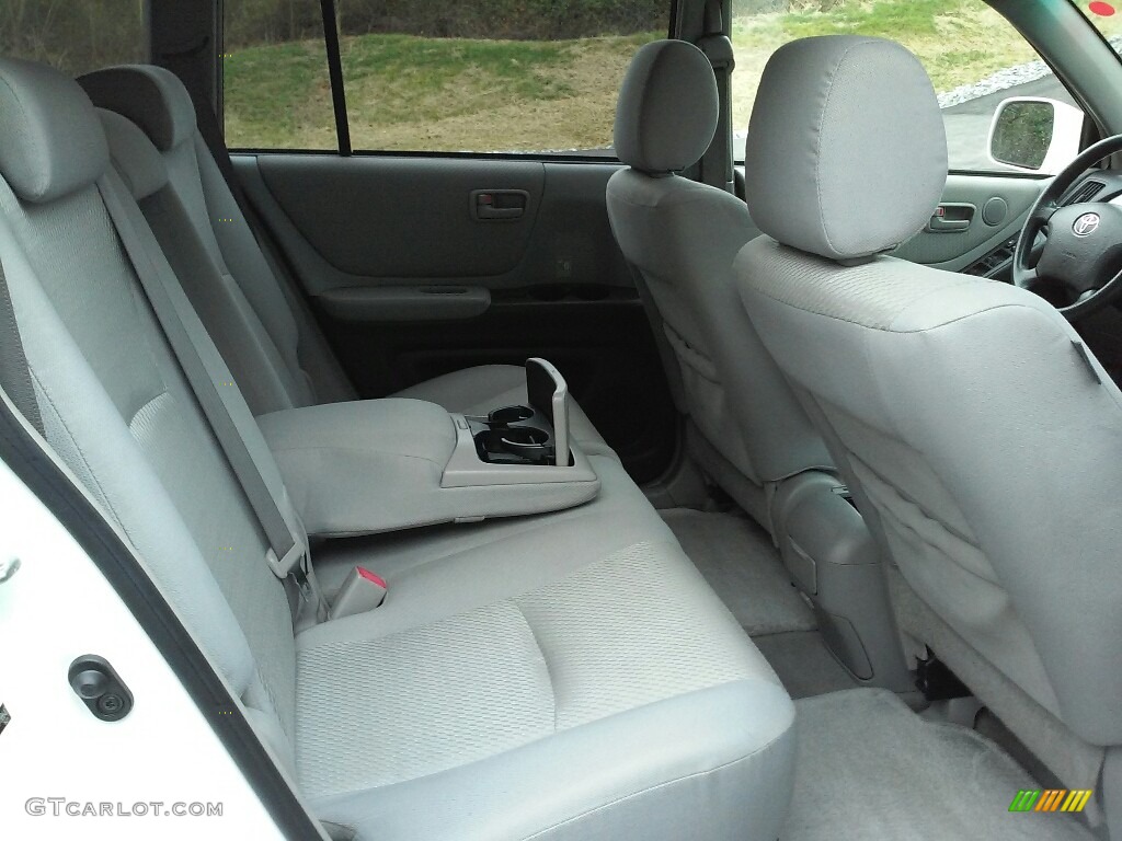 2007 Highlander V6 4WD - Super White / Ash Gray photo #19