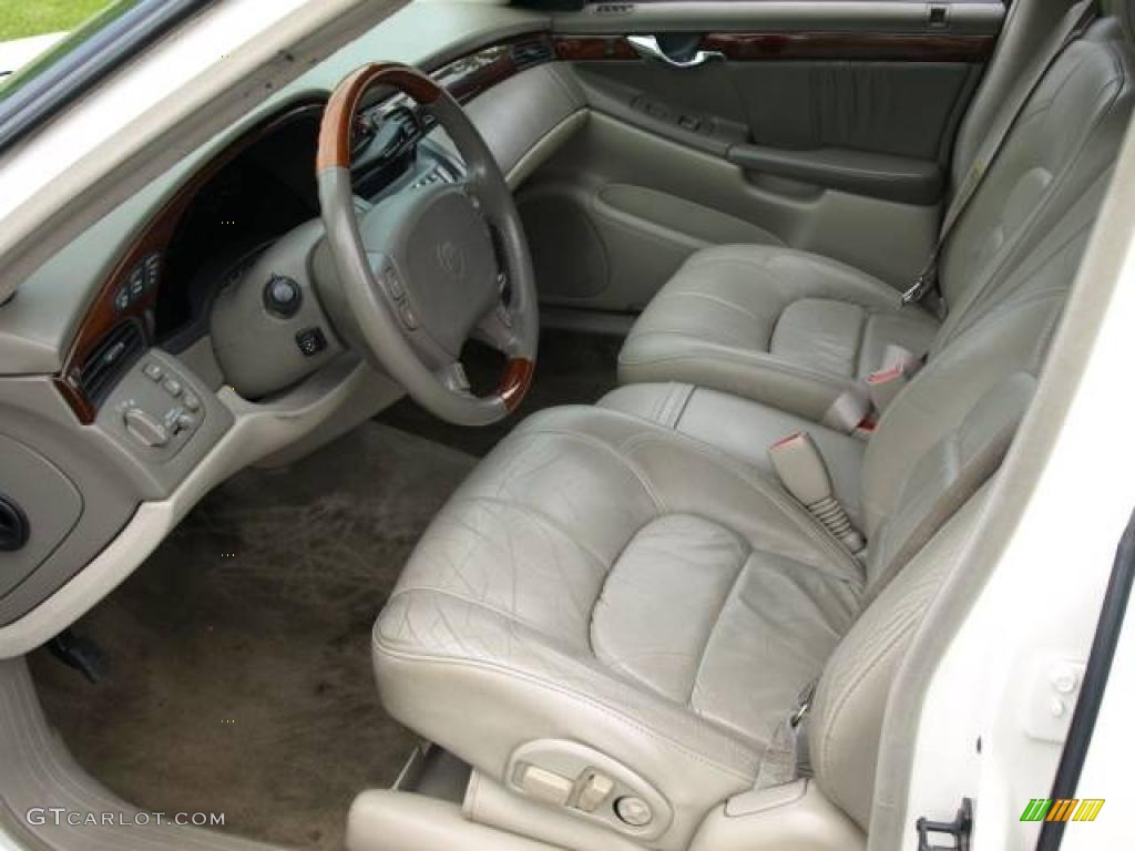 2001 DeVille DHS Sedan - White Diamond / Neutral Shale photo #7