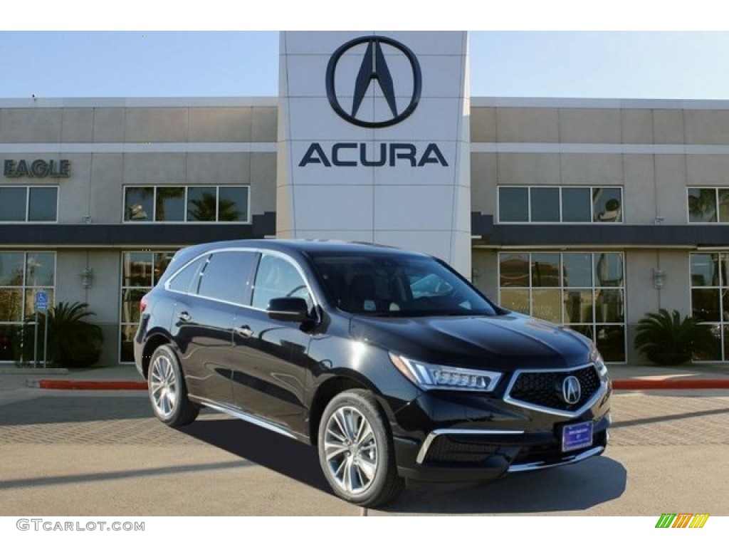 2017 MDX Technology - Crystal Black Pearl / Ebony photo #1